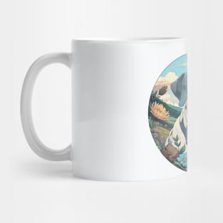 Harlequin Great Dane Landscape Mug